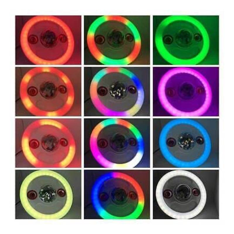 🎶FOCO INTELIGENTE 4 EN 1 - DOBLE PARLANTE BLUETOOTH🔉